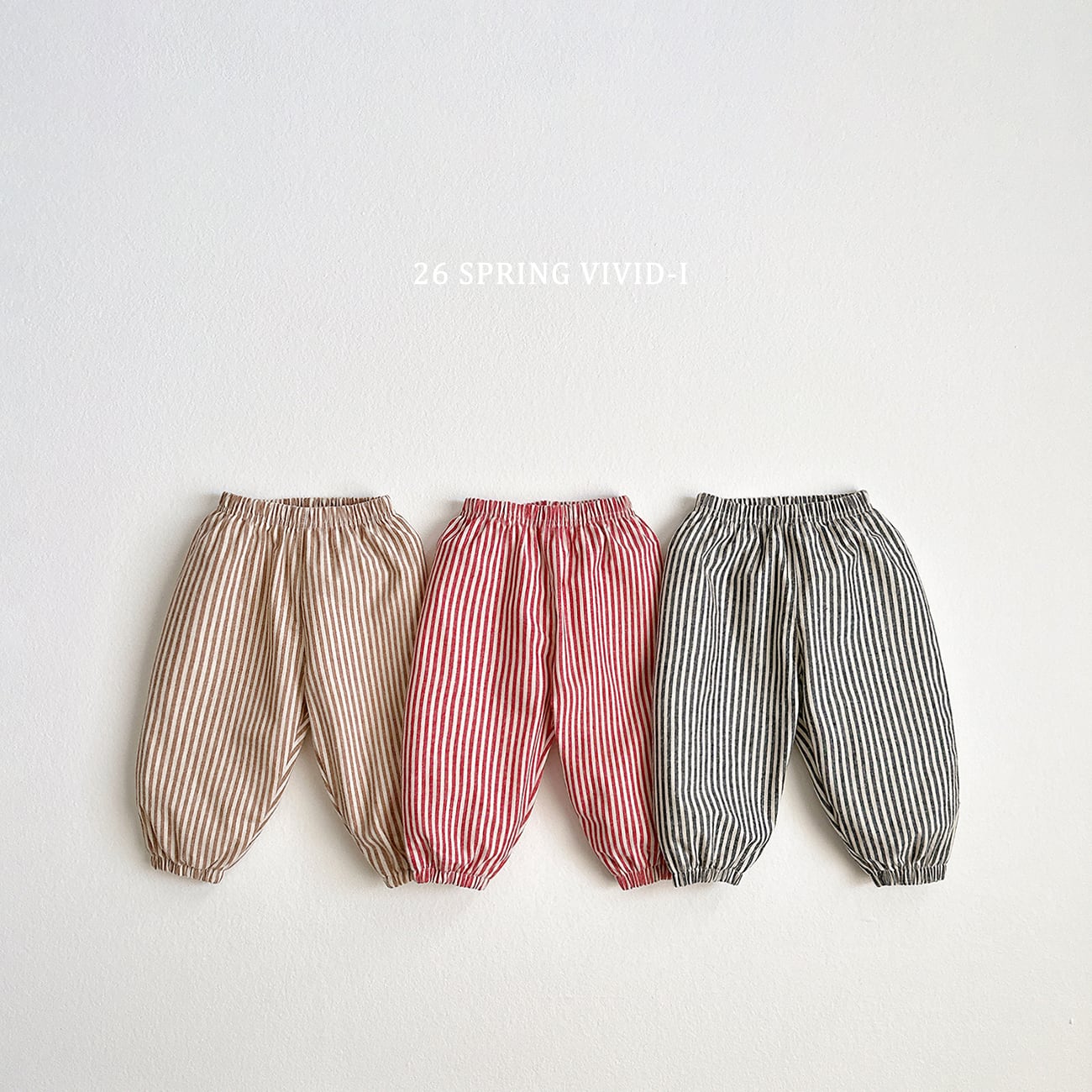 vertical jogger pants【VIVID】※3月下旬〜4月上旬発送予定