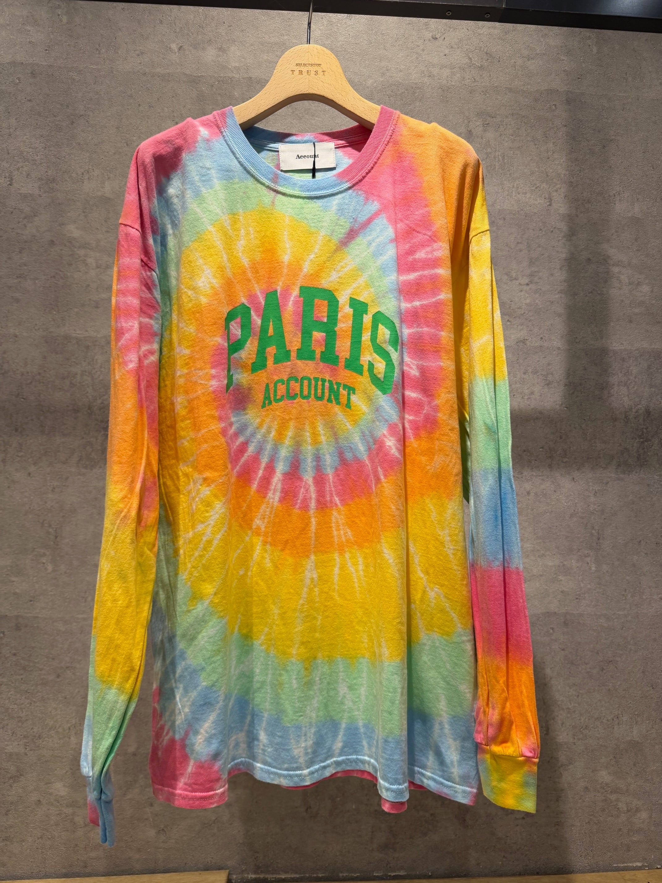 【Account】タイダイ柄ロンTee