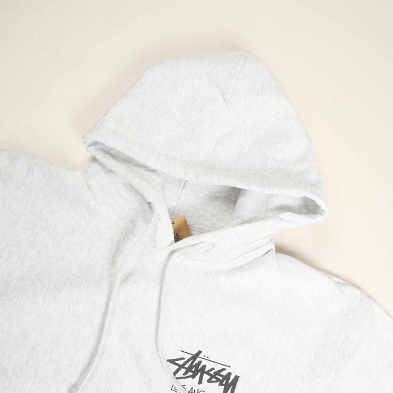 Size【M】 STUSSY ステューシー STOCK LOS ANGELES HOOD ASH HEATHER 