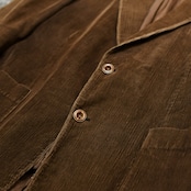 fade brown corduroy tailored jacket