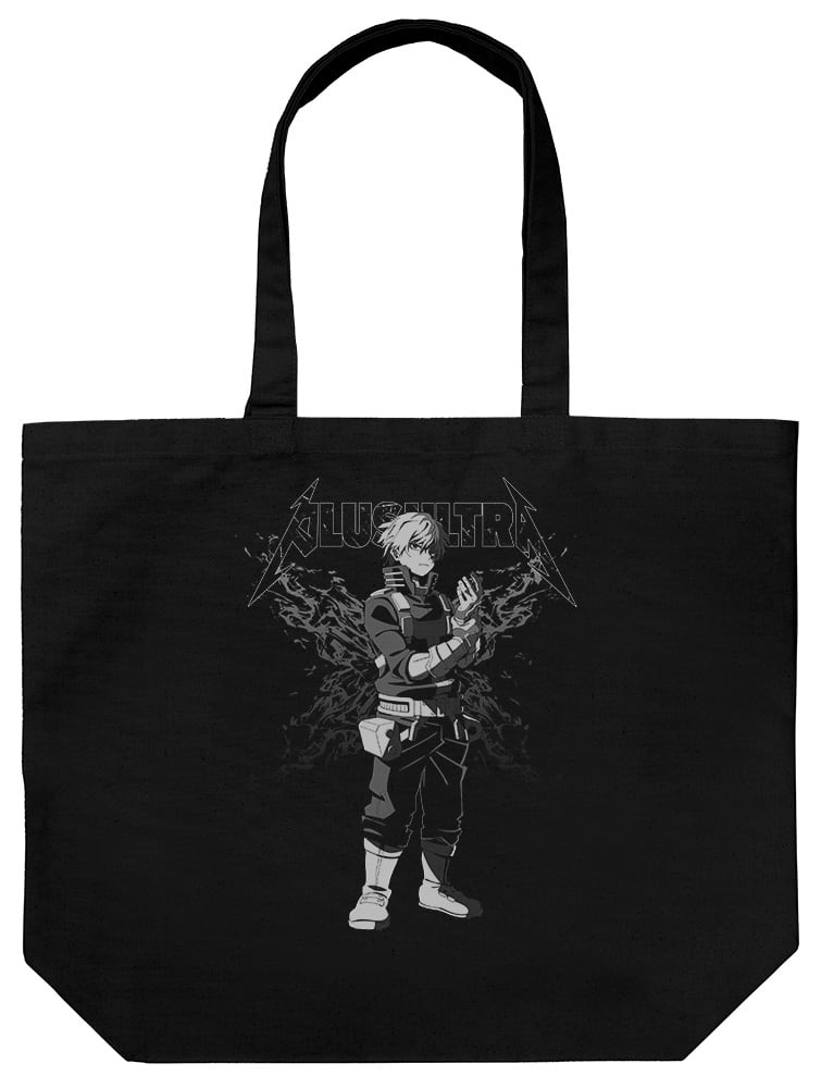 アニメ『僕のヒーローアカデミア』 轟焦凍 ラージトート/BLACK