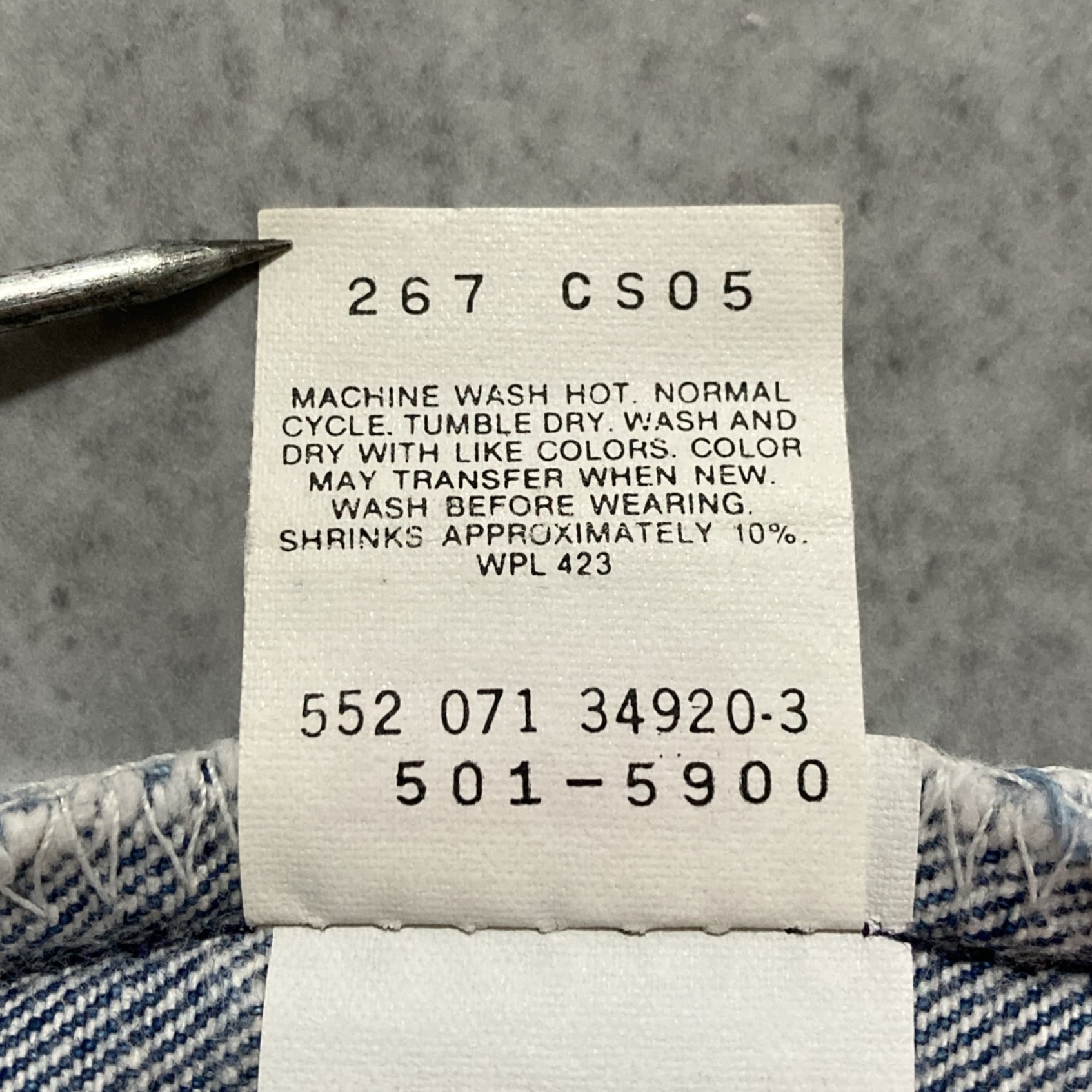 W30 L36】90's US.Levis 501 リーバイス サンアンジェロ工場(552