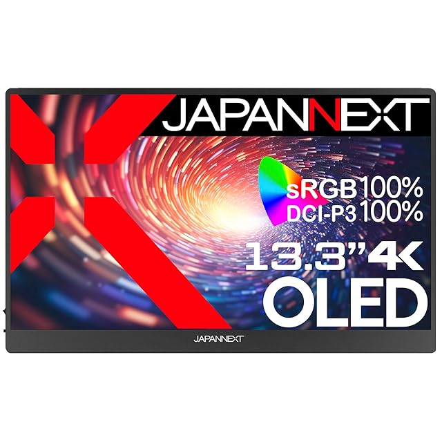 Intehill モバイルモニター 4k 13.4 インチ IGZOスクリーン 黄金比16