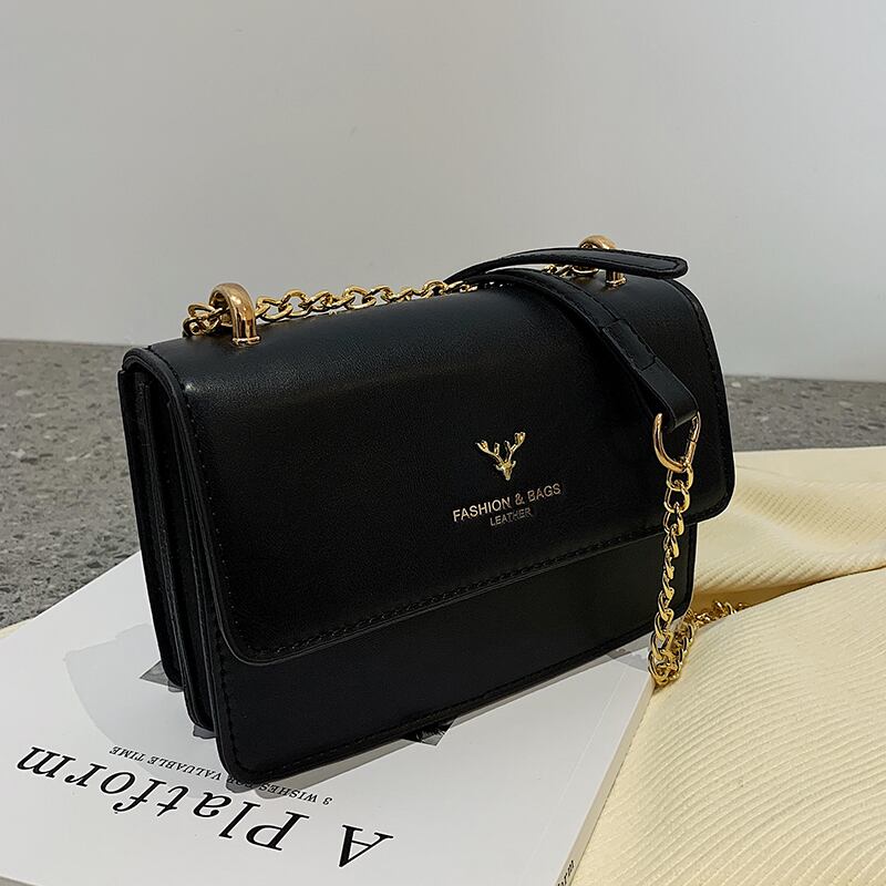 スタンダードオータムウィンターチェーン レトロ 秋物 冬物 スクウェア メッセンジャーバッグ Tiancai_Wing_Bag19406046875