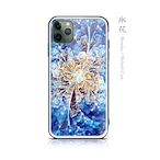 氷花 - 和風 強化ガラスiPhoneケース