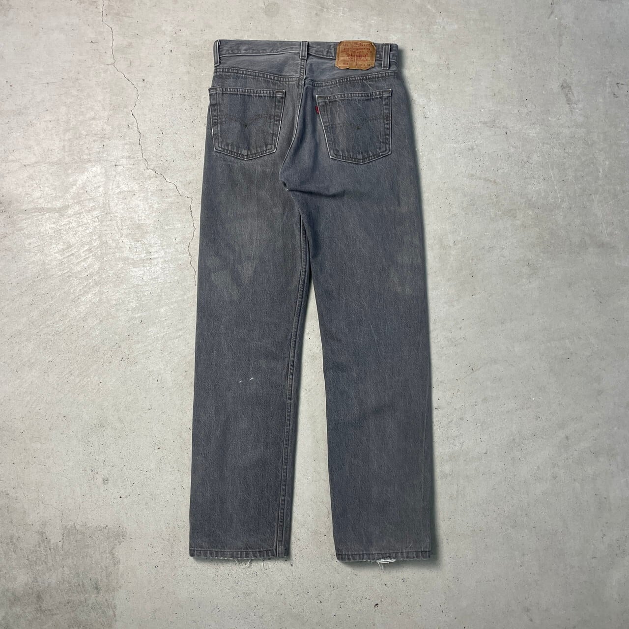 90年代 USA製 Levi's リーバイス 501-0658 先染め ブラック デニム