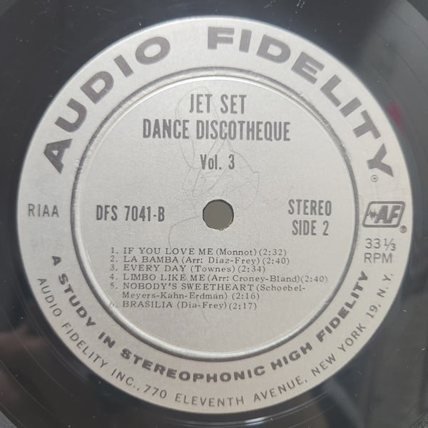 Various / Jet Set Dance Discotheque Vol. 3 [DFS 7041] - 画像4