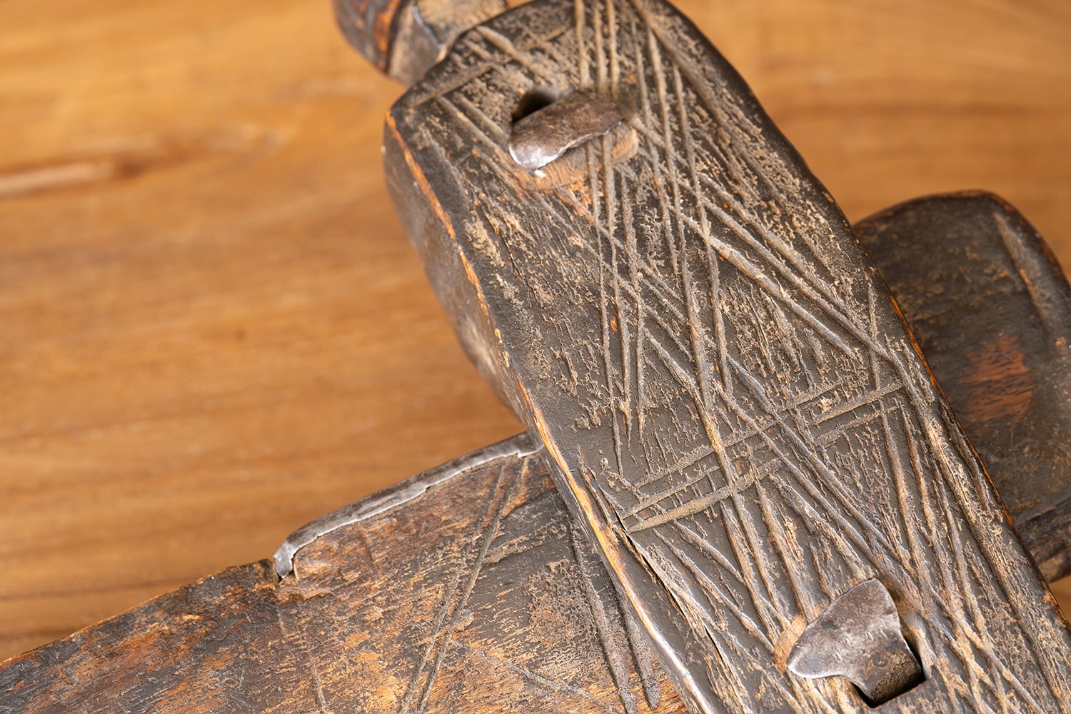 ドゴン族　鍵　アンティーク　ドアロック　錠前　アフリカ ドゴン族 ドアロック #1 – 北海道画廊