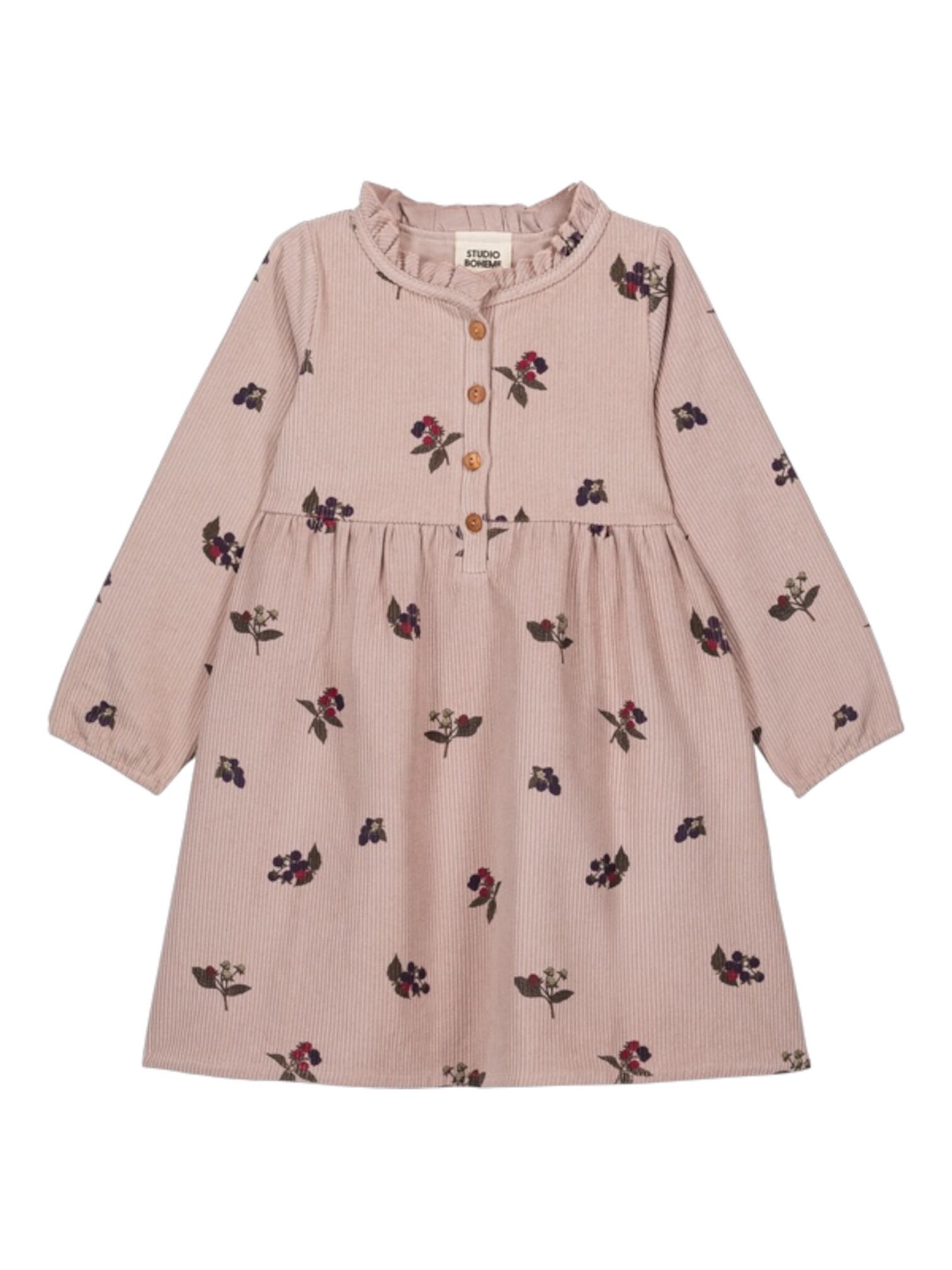 36M/4Y【STUDIO BOHEME】Vermont dress/Pale mauve blackberries