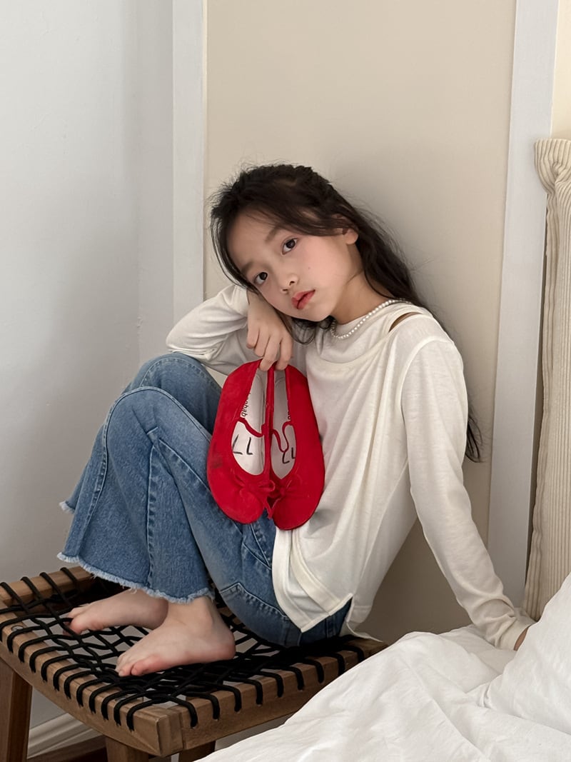 オープンショルダーT