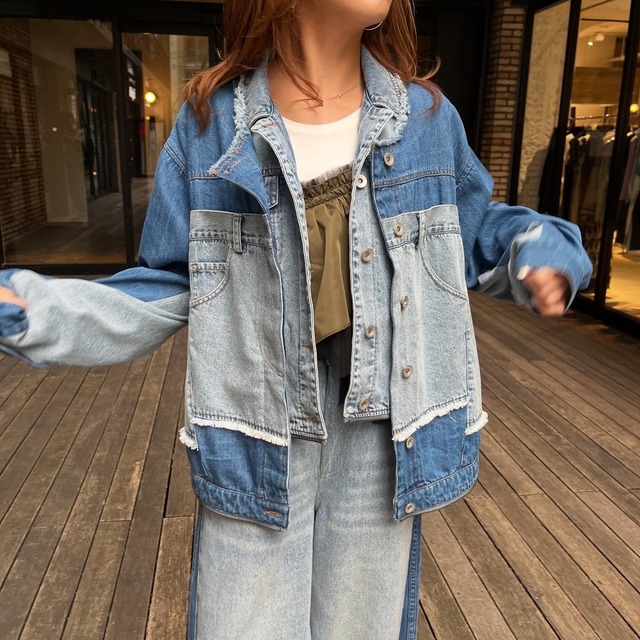 アウラアイラ AULA AILA 4WAY DENIM JACKET