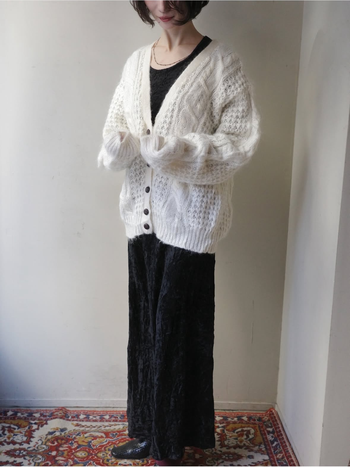 vintage mohair knit cardigan | KILIG vintage
