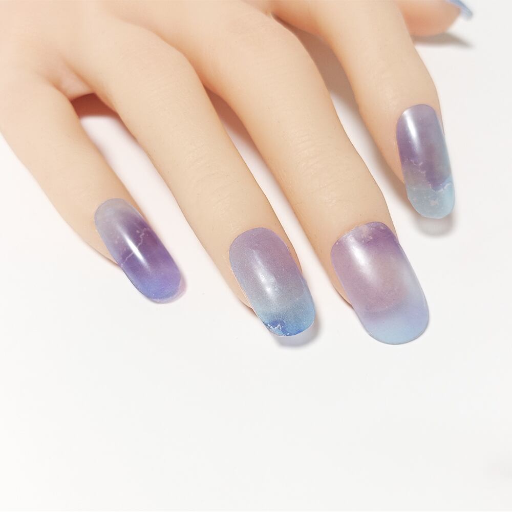 半硬化ジェルネイルシール「Gel nail stickers」006 Alcohol ink