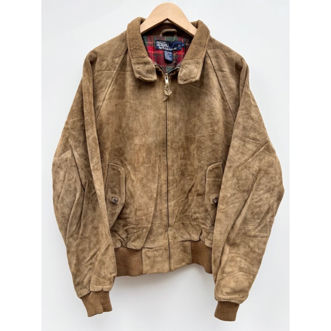 90s Ralph Lauren SUEDE HARRINGTON JACKET Size L