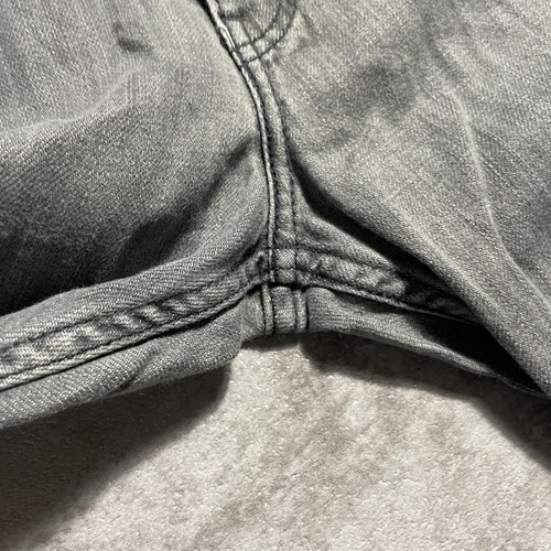 【W38 L34】 usa levi's 先染ブラック リーバイス 569 詳細写真12