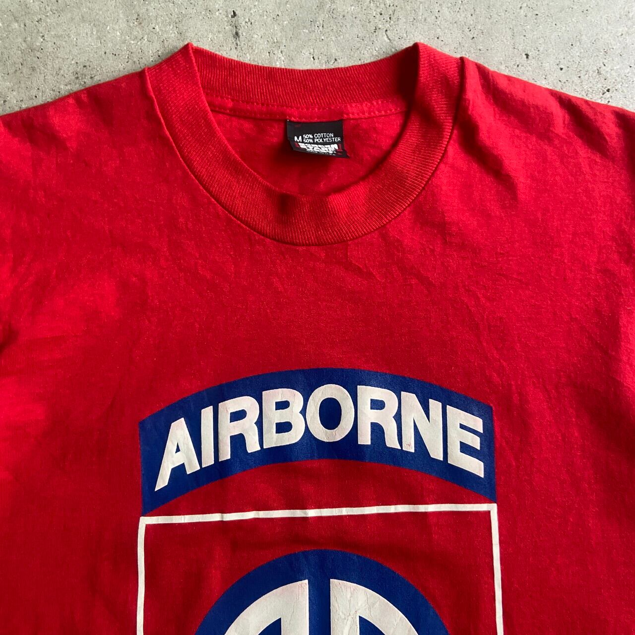 40's スペシャル プリント AIR BORNE Teeシャツ Vintage
