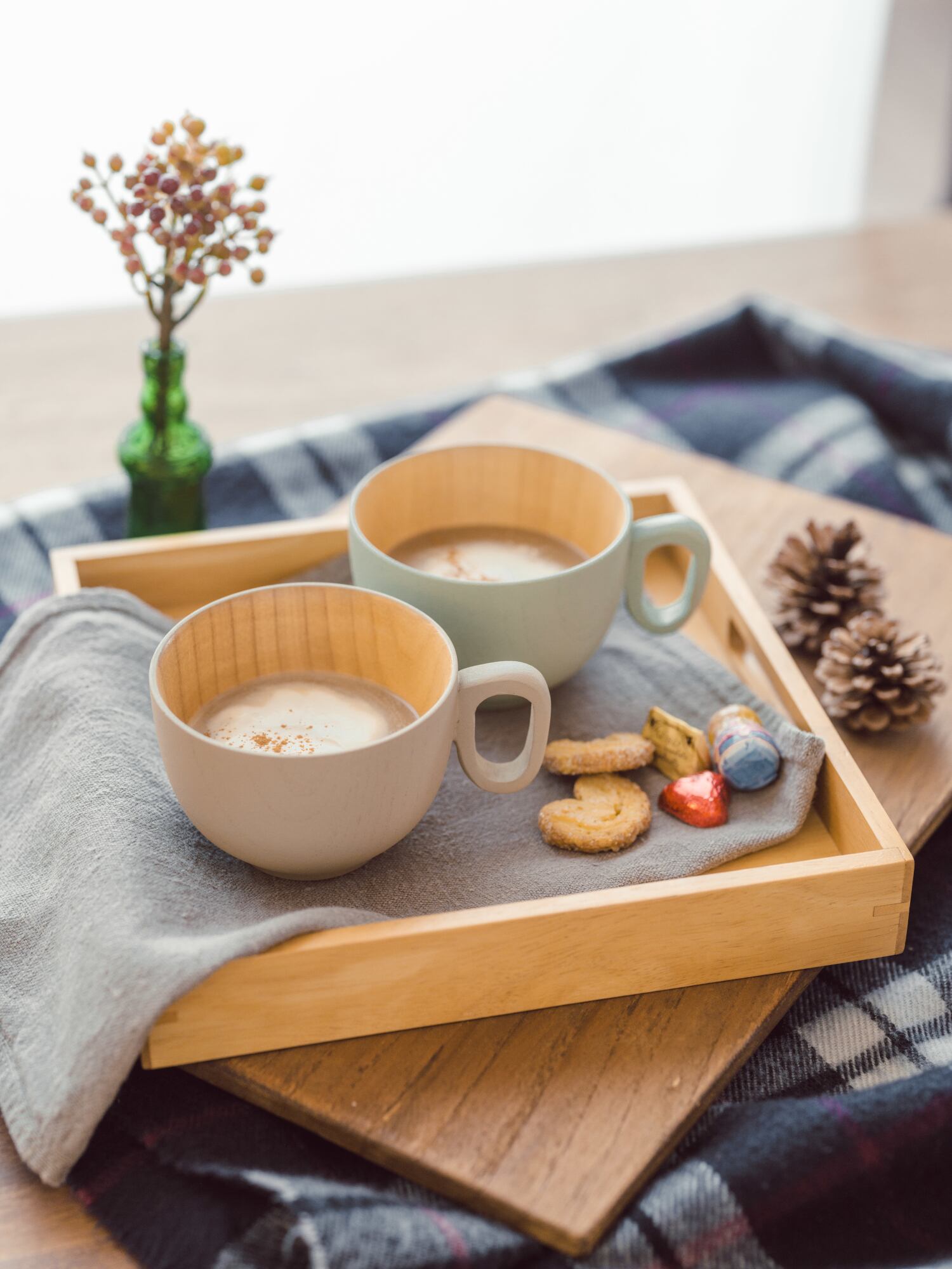 山中塗り NEZU 持ち手つきカップ 【選べる4色】【木製】 | かの