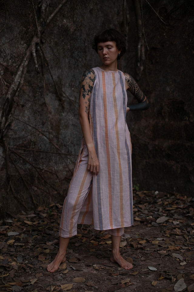 Soft Stripe — Tapered Pants (一点もの)