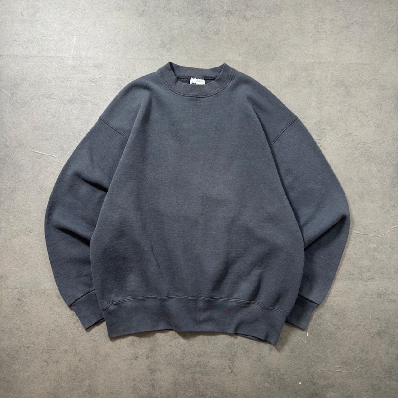 90s blank sweatshirt  "made in USA" black L 古着 - 1
