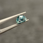 カラーチェンジジルコン 7.2x5.9mm, 1.52ct, ミャンマー産