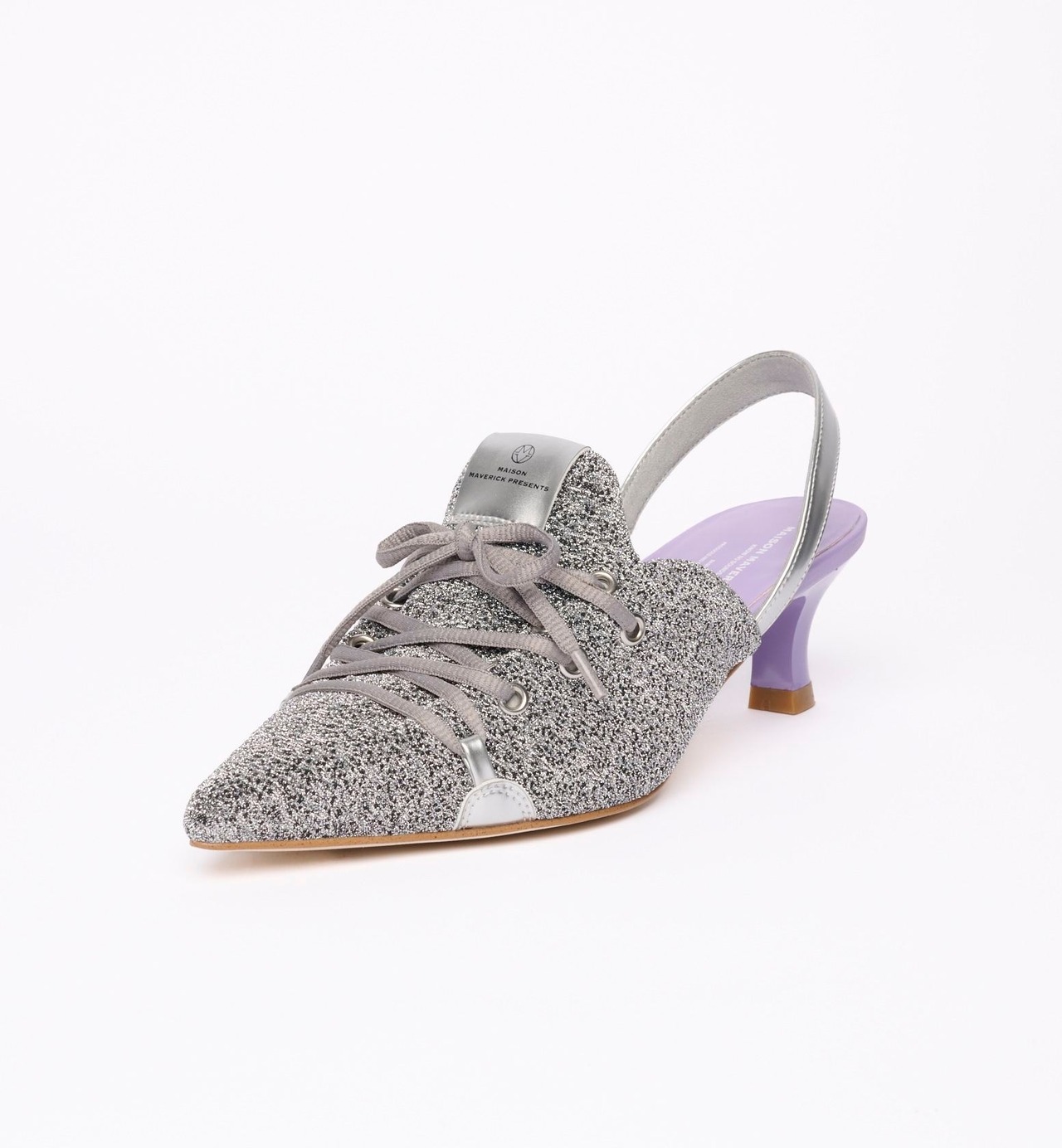 メゾンマベリックプレゼンツ　MAISON MAVERICK PRESENTS Sparkle Lace-up Sneaker Heels