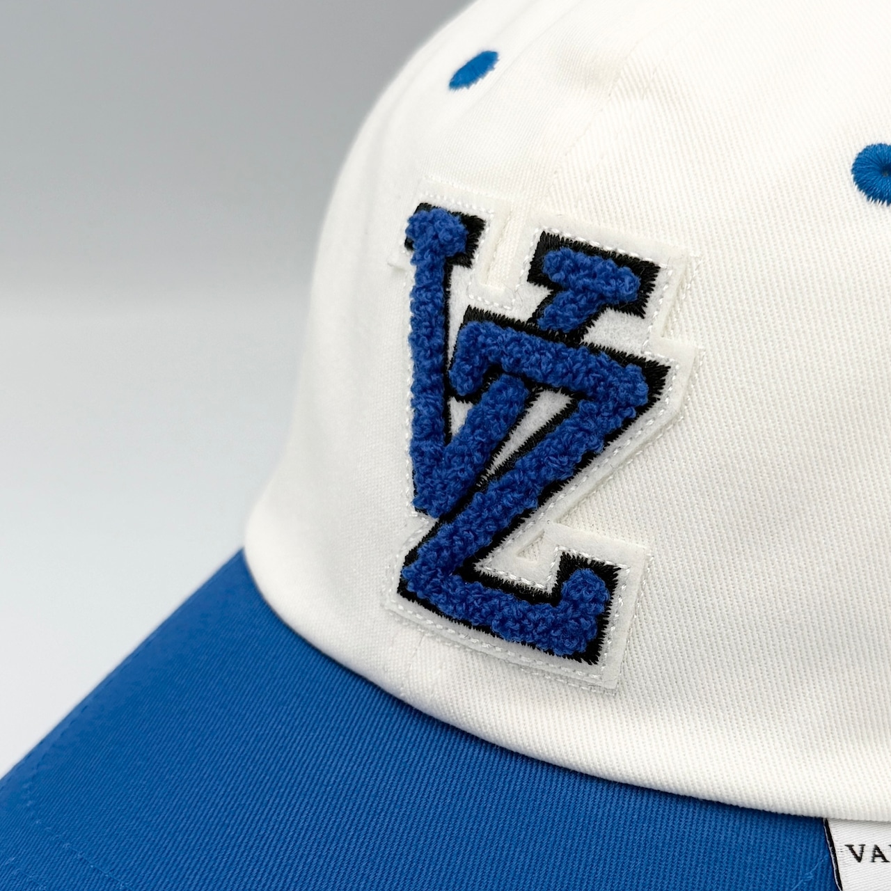 【VARZAR / バザール】VZ Applique Twotone Over Fit Ball Cap Blue