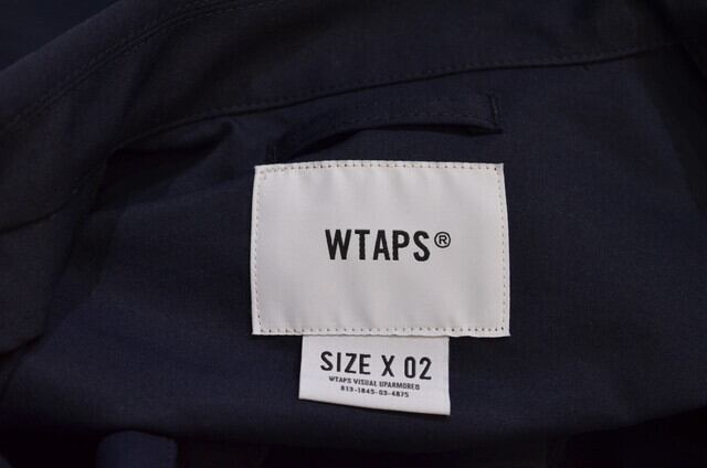 WTAPS Chief /Jacket / Poly. Twill. Sign Navy | goodbadstore