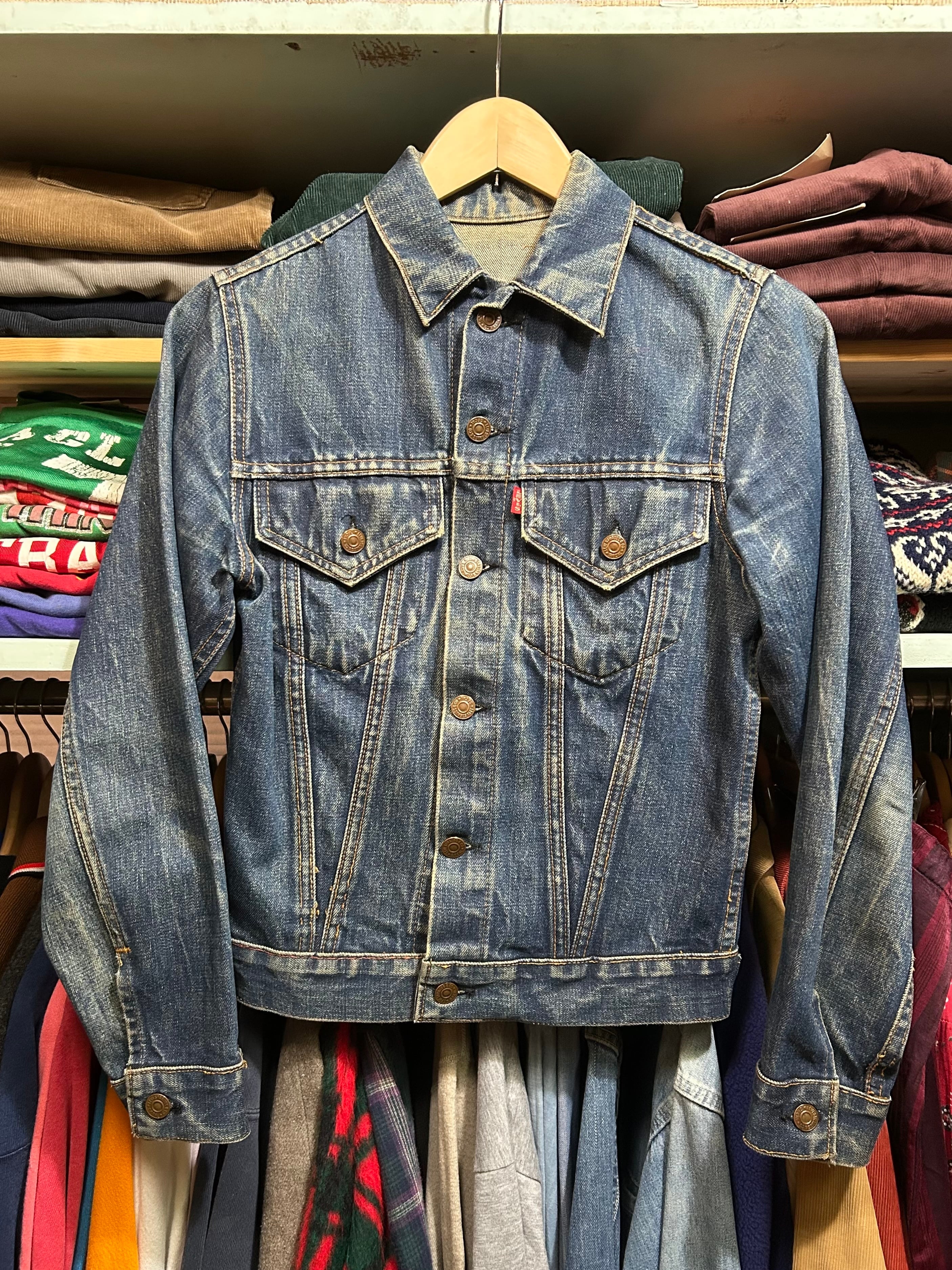 60s VINTAGE LEVI'S 70505 big E DENIM JACKET