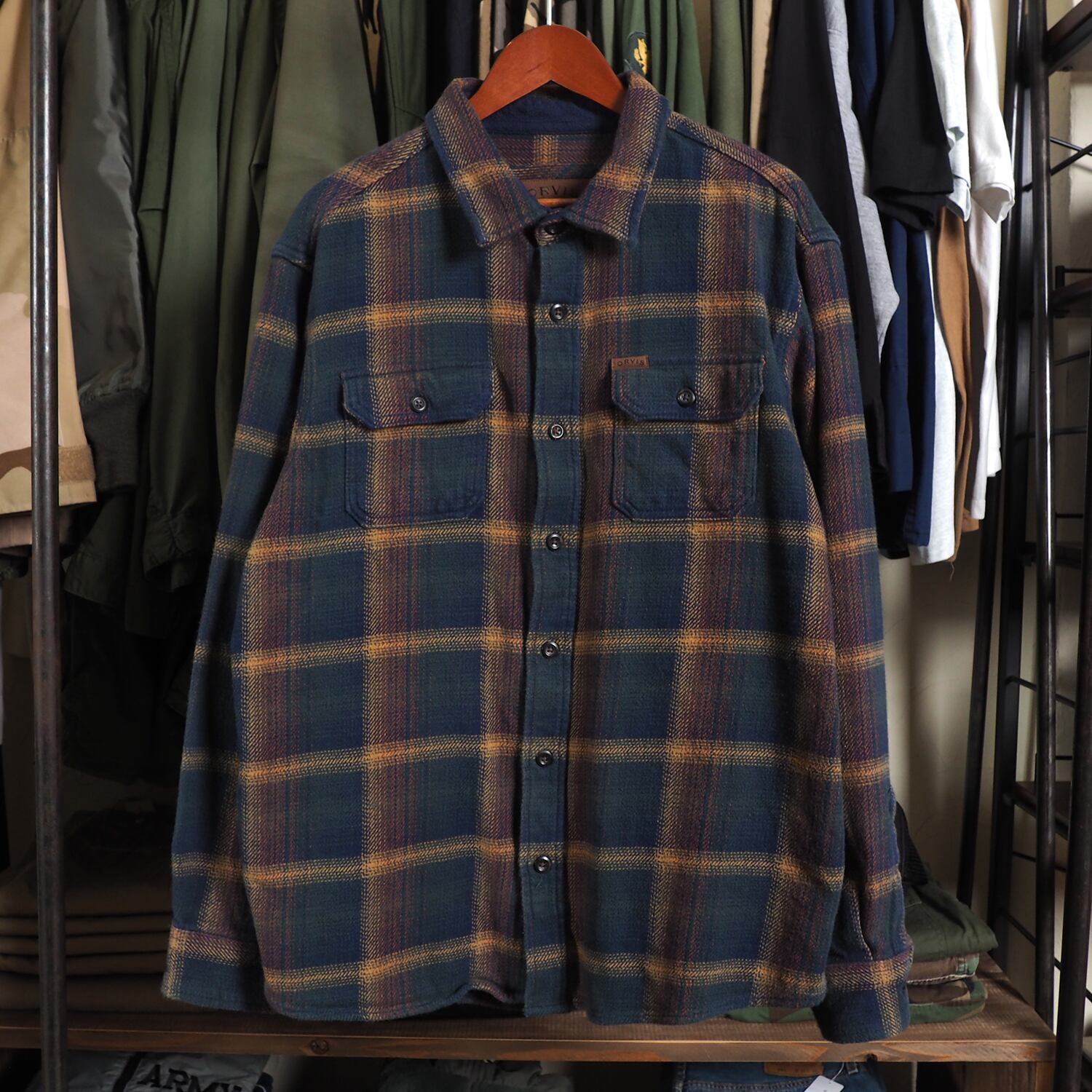 00's “ORVIS” Flannel shirt _XL | 古着屋シミー