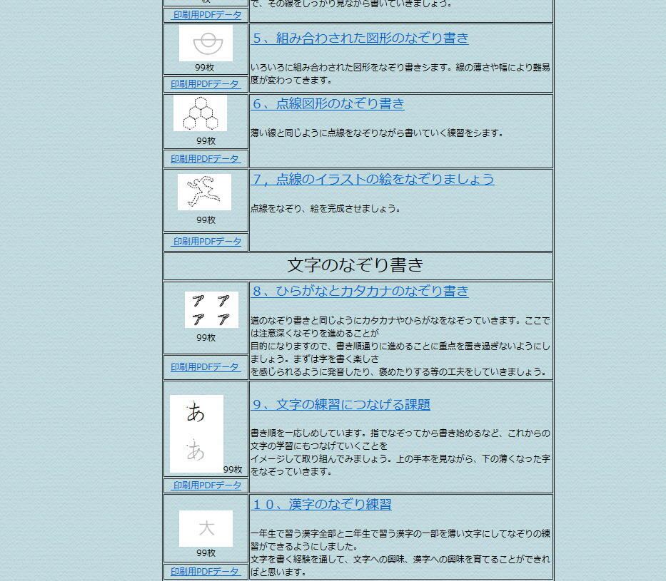 プリント教材cd05なぞり書きの学習編 発達支援工房めだか