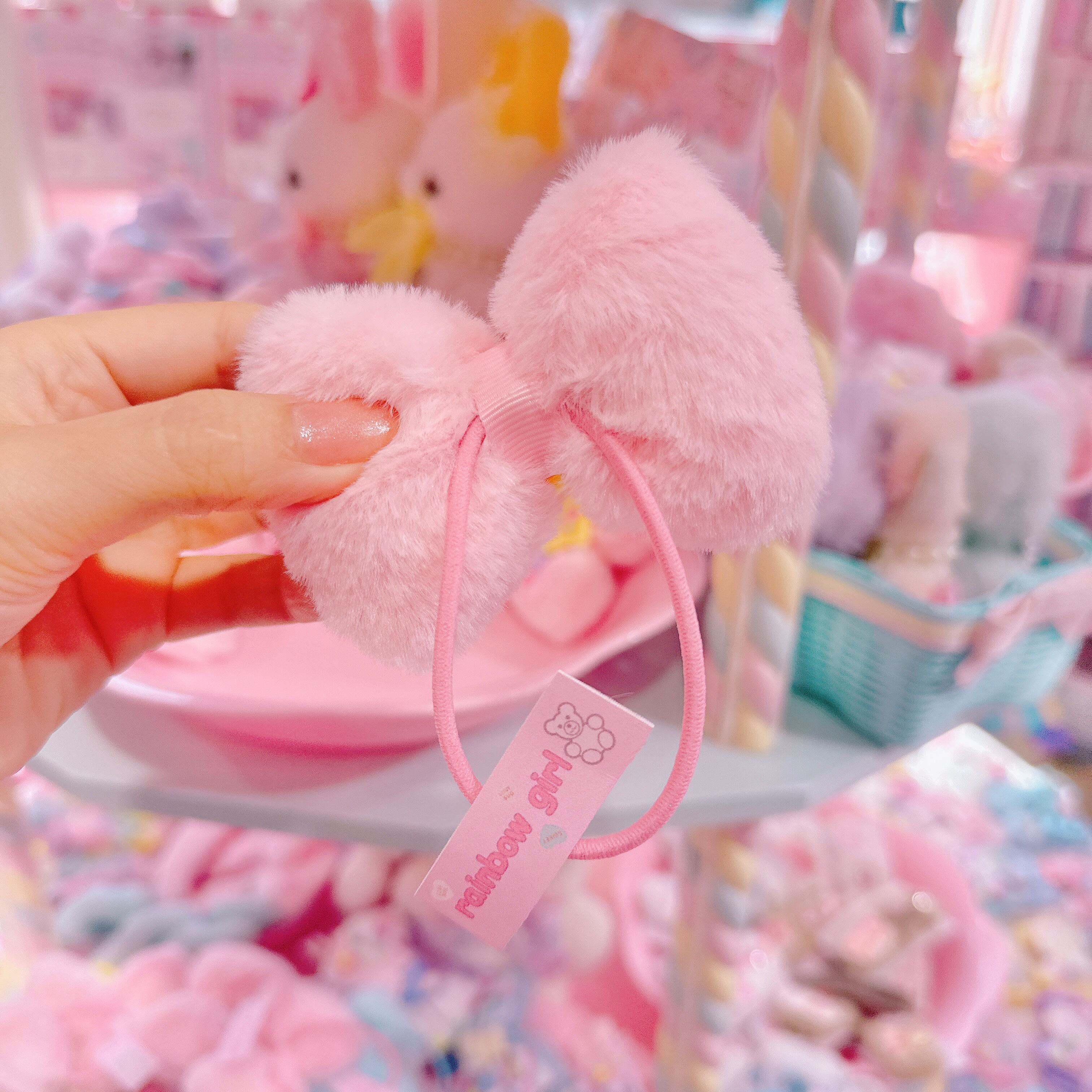 【C6】9-40ファーヘアゴム