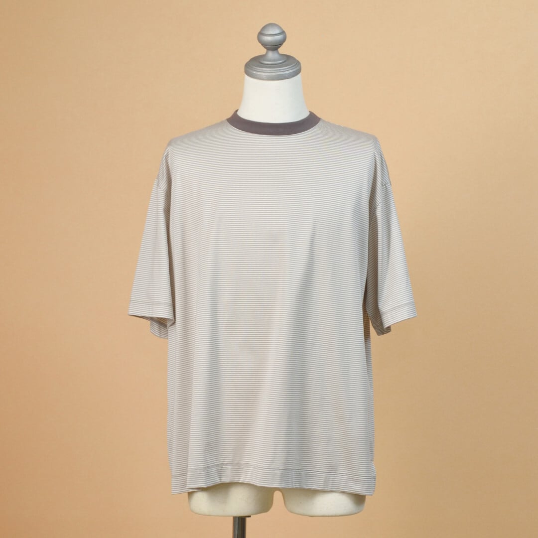 Manual Alphabet マニュアルアルファベット ミニボーダーワイドTシャツ
