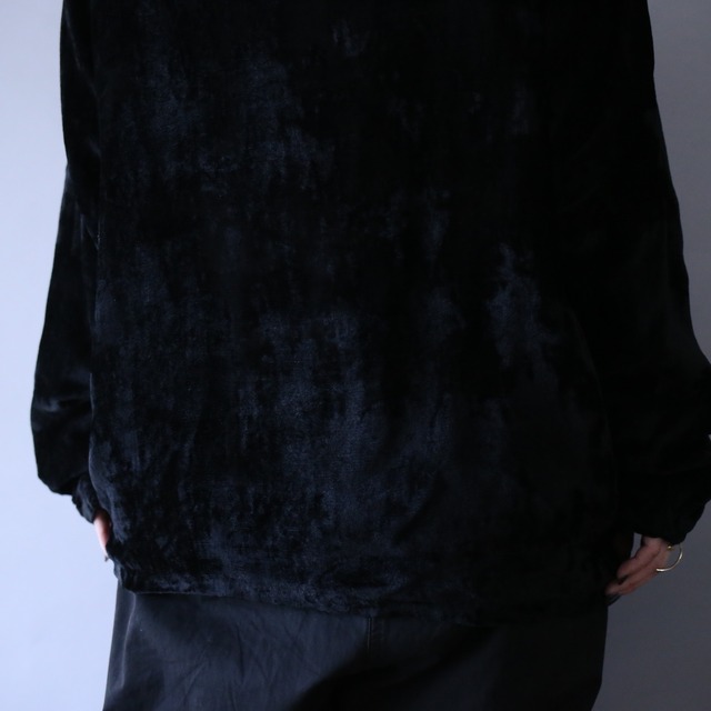 "刺繍" flower art pattern velours china motif shirt