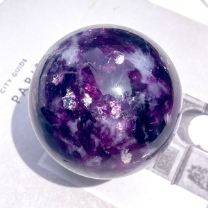 Lepidolite Sphere 2 ✧ レピドライト