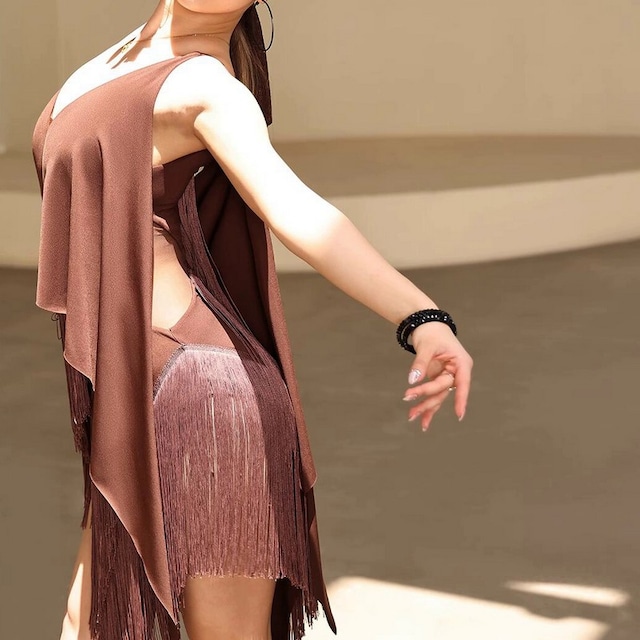 アシンメトリータッセル・ラテンドレス ds0768