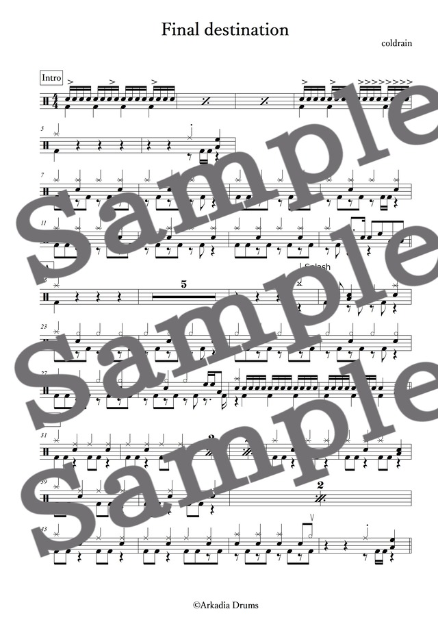 Final destination（coldrain）