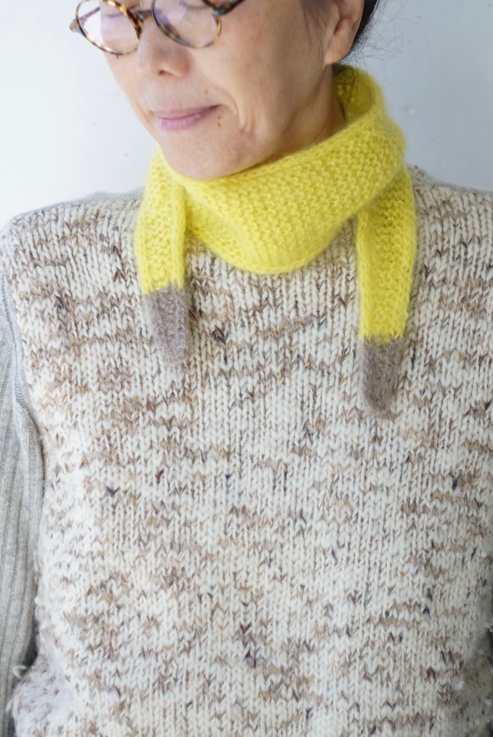 モヘヤミニマフラー