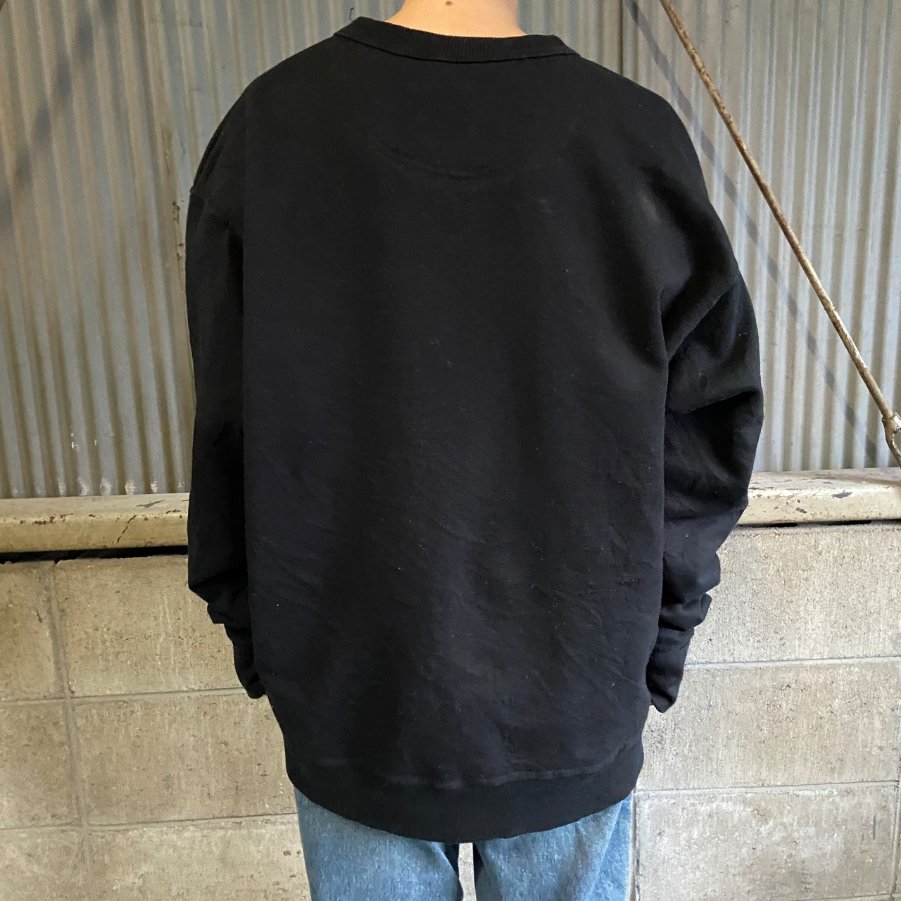 ビッグサイズ Champion チャンピオン ロゴプリント スウェットシャツ 