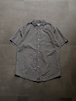 WOODS & GRAY 半袖チェックシャツ ボタンダウン コットン XL ネイビー