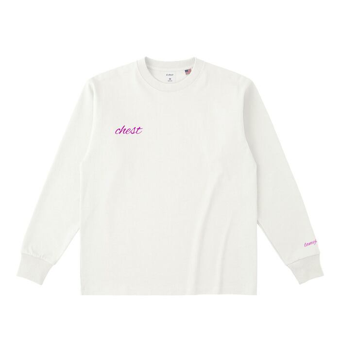 ranor(ラナー) TRAIL SURFACE LONG T-SHIRT WH×PINK | Pay ID