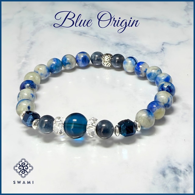SWAMI スワミブレスレット ブルーオリジン（Blue Origin）（1点物）