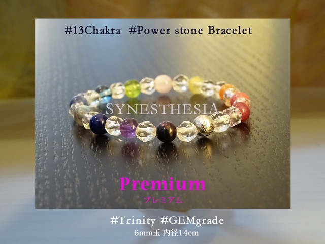 13Chakra Power stone Bracelet   プレミアム ～Premium～　