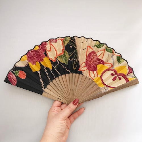 扇子　Fan Folding Fun ヴィンテージ着物