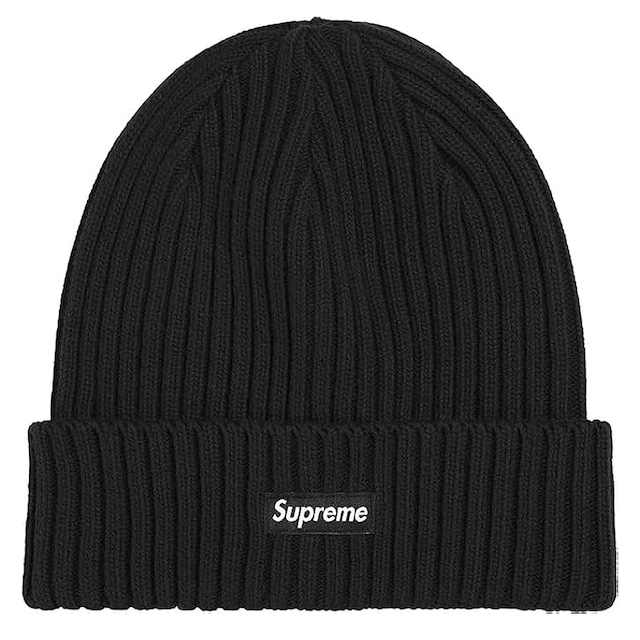 【シュプリーム】ニットキャップ ビーニー スモールボックスロゴ刺繍 ワークキャップ Supreme Overdyed Beanie 26SS (Black)