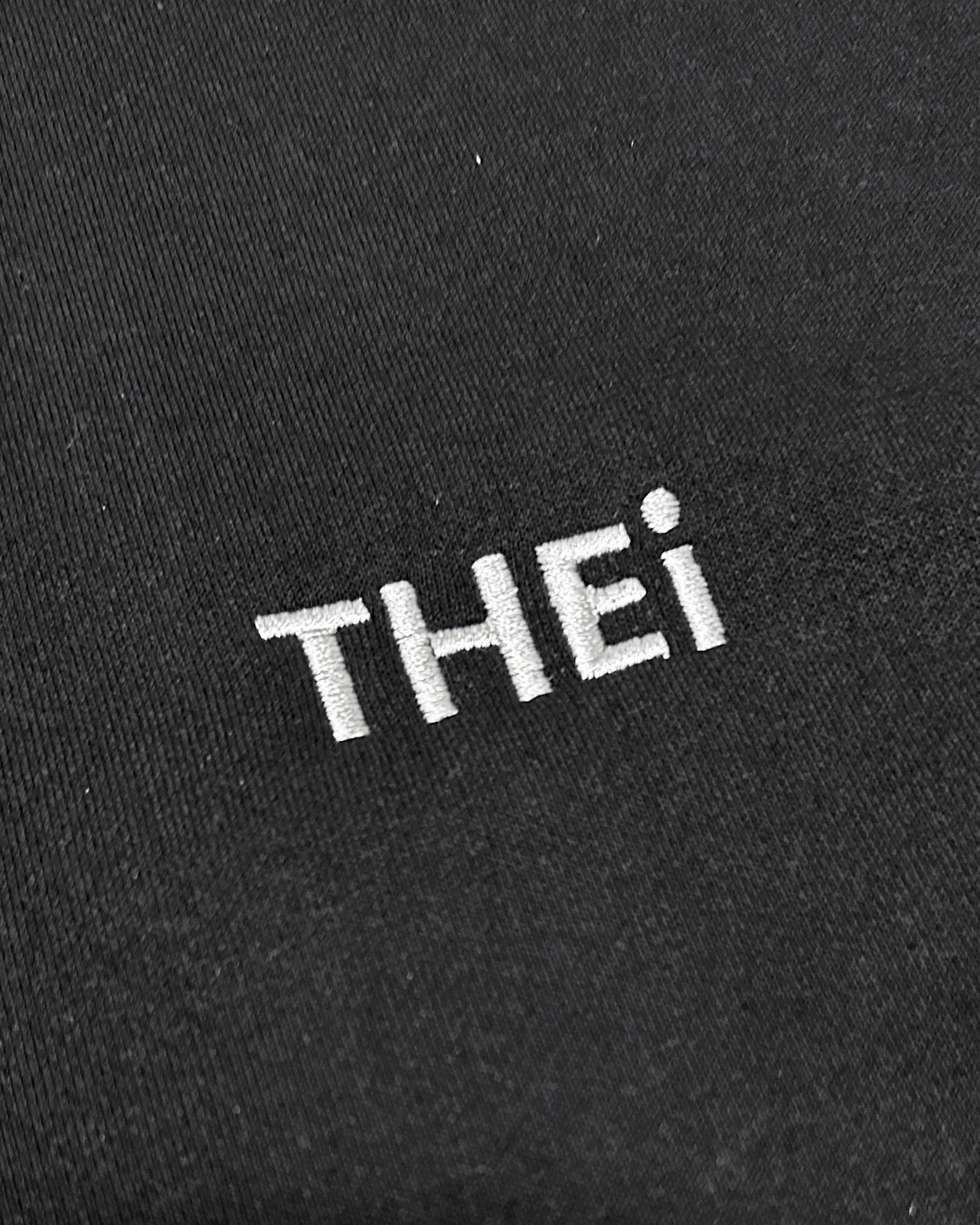 BASIC ONE POINT SWEAT JACKET - BLACK