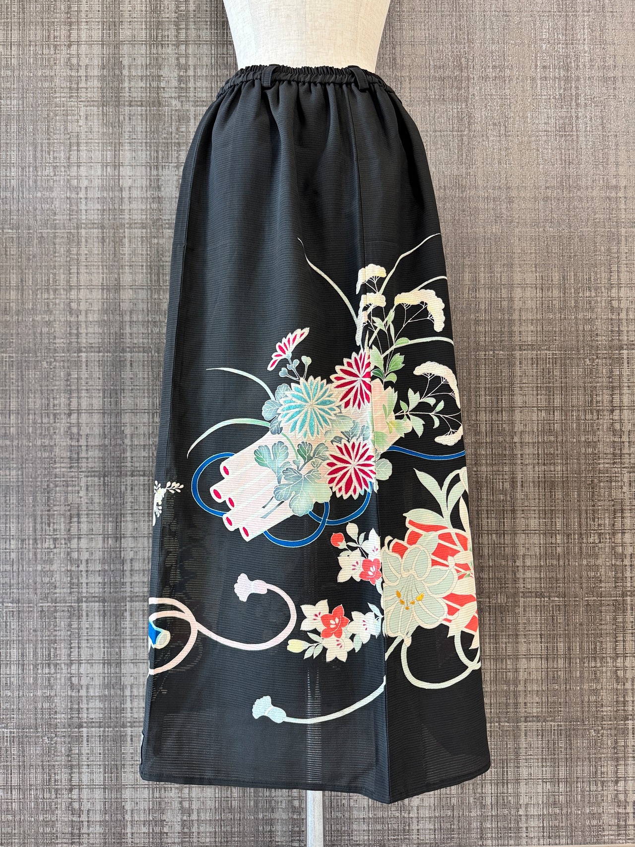 See-through long skirt 667(夏用着物)
