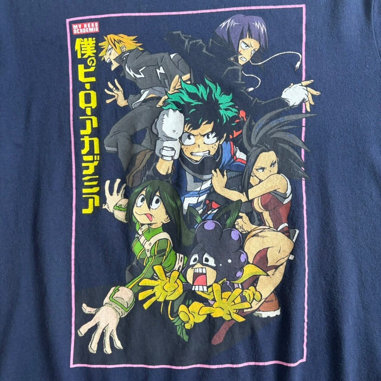 《L size》僕のヒーローアカデミア ヒロアカ アニメTシャツ プリント No.3587