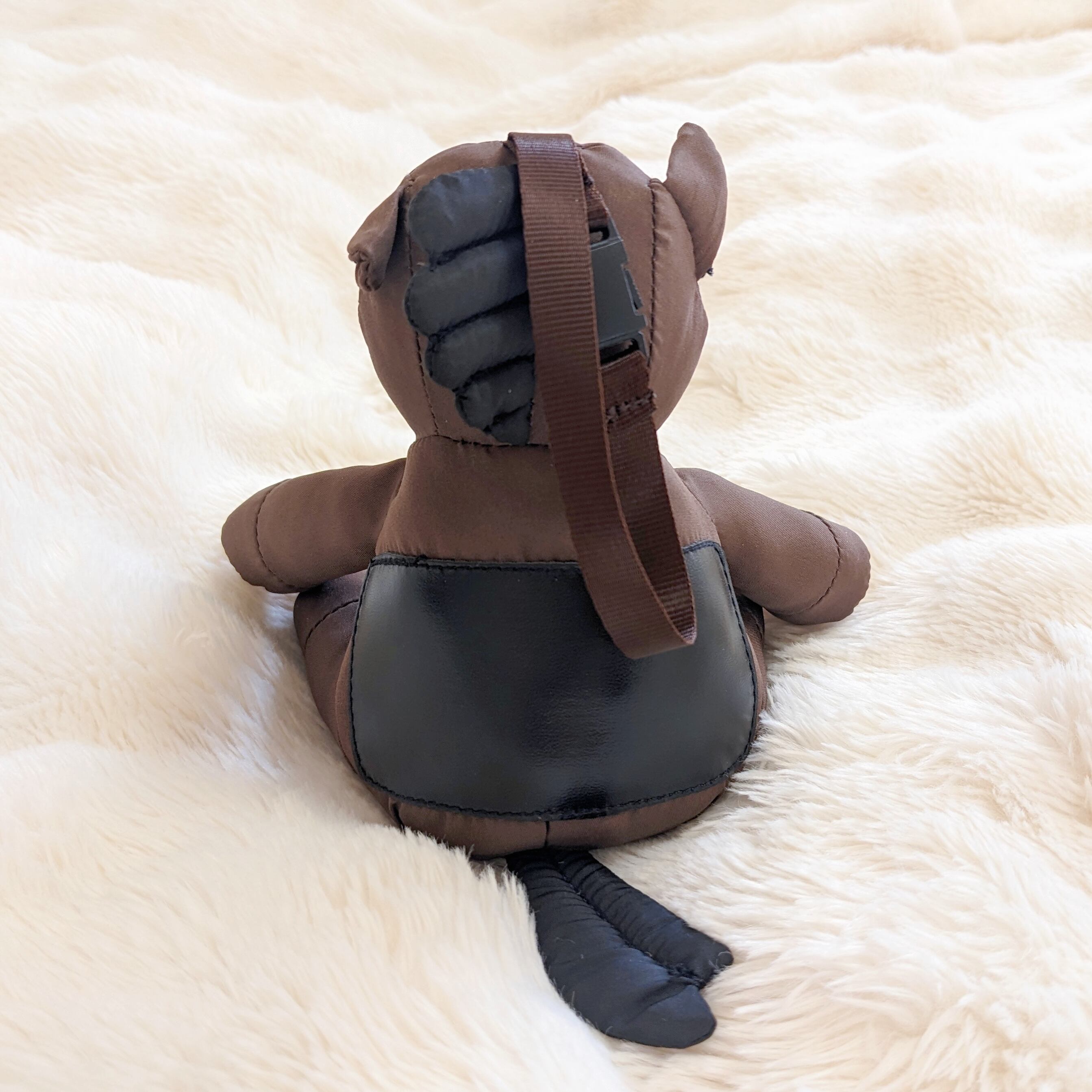 ダークブラウン〉オーダーメイド用 本体 馬ぬいぐるみエコバッグ® | 馬