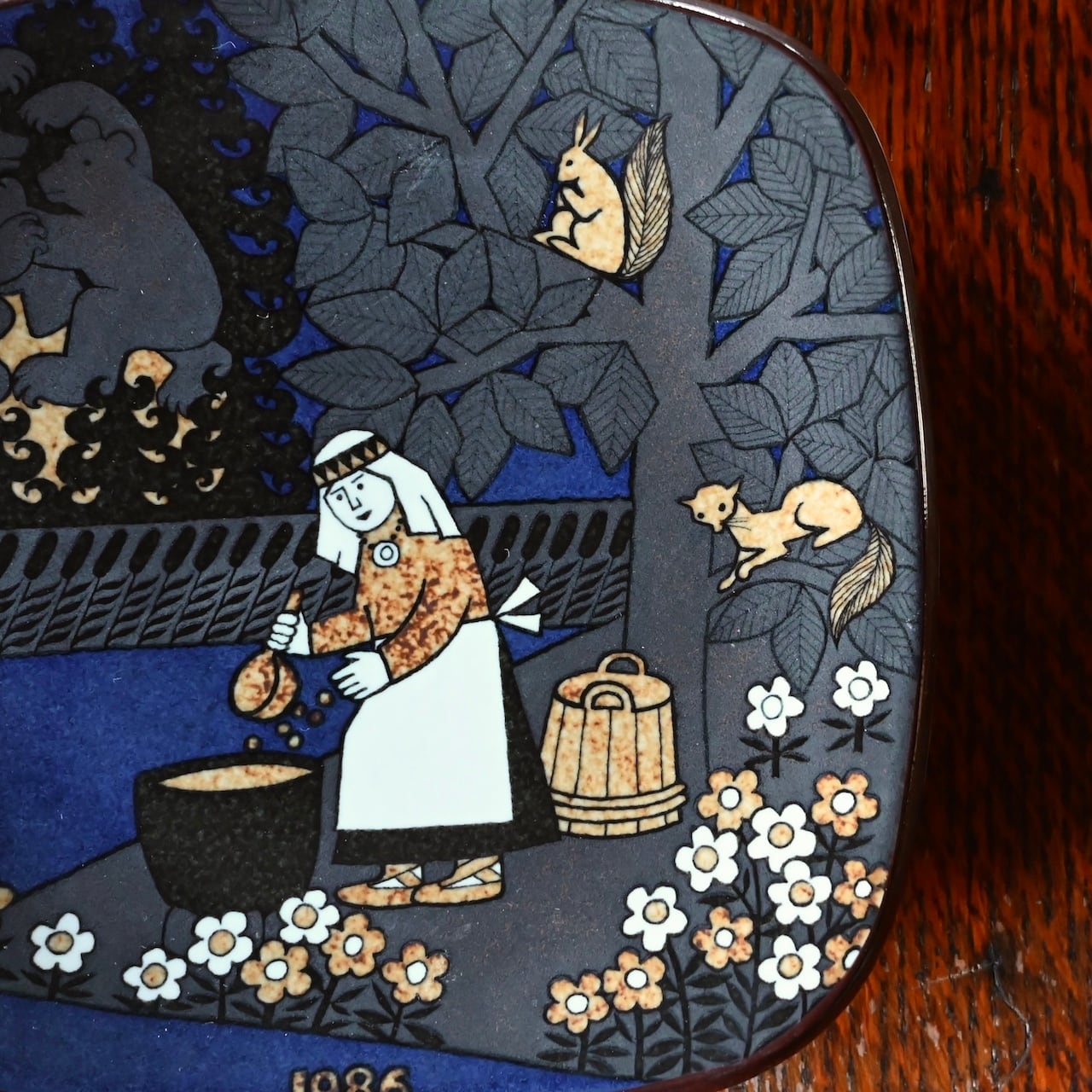 ARABIA Year Plate 1986 / アラビア イヤー プレート 1986年【B