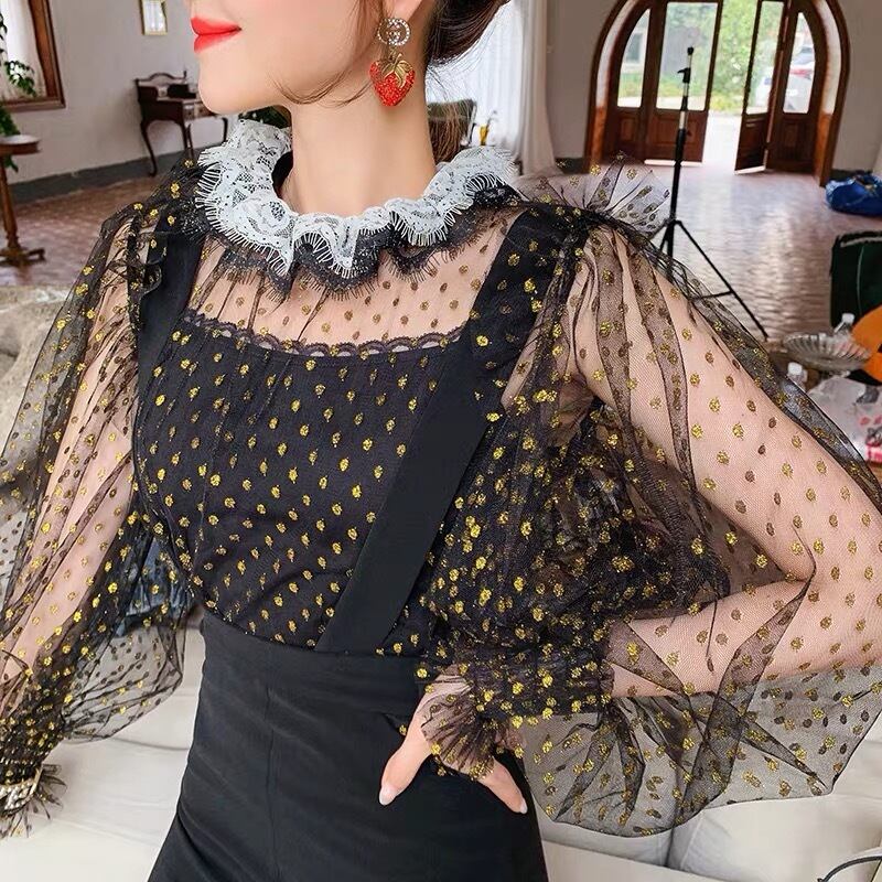 【美品 フラメンコ衣装】ブラック ブラウス トップス キャミソール 黒 フリル 美品 フラメンコ衣装】ブラック ブラウス トップス キャミソール 黒